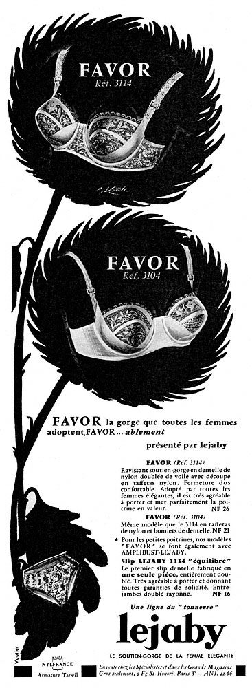 Advert Lejaby 1961