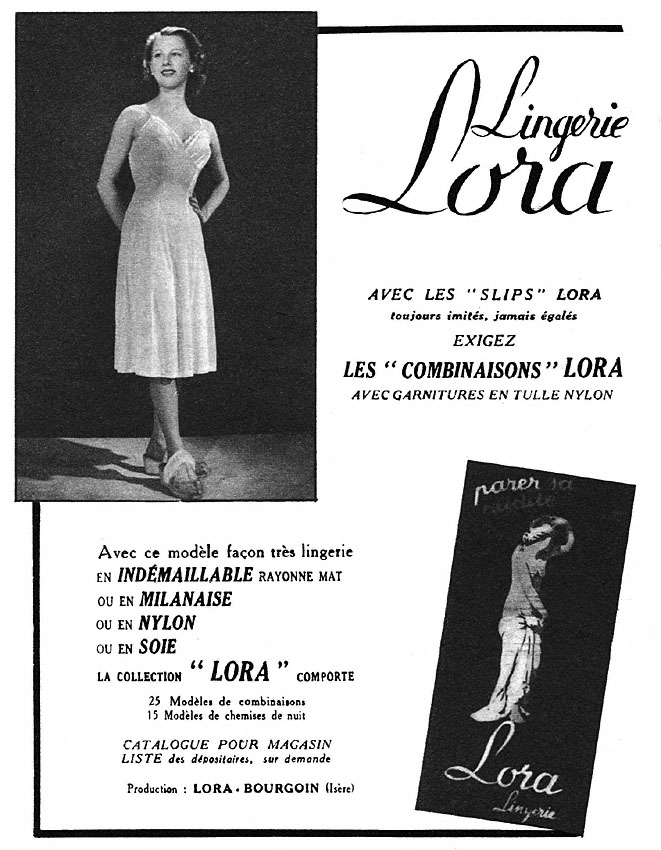 Advert Lora 1951