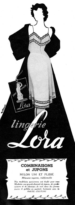 Advert Lora 1953