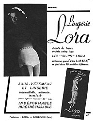 Advert Lora 1950