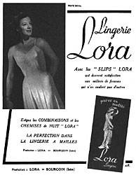 Advert Lora 1950