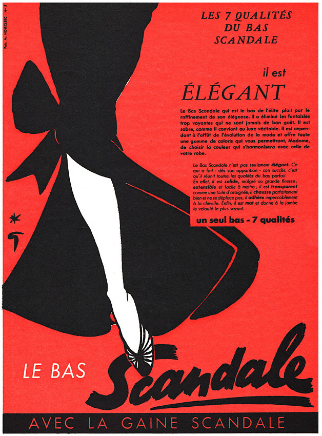 Advert Scandale 1952