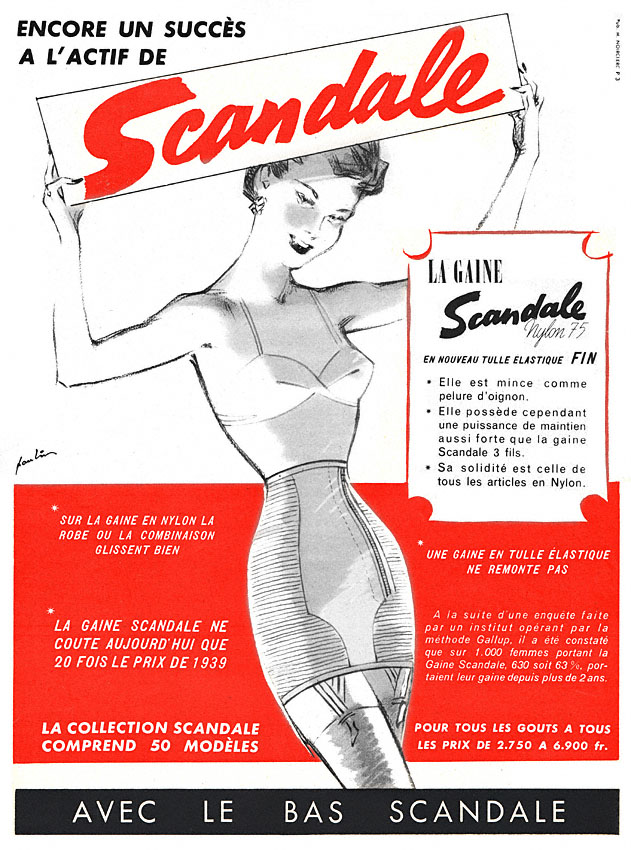 Advert Scandale 1952