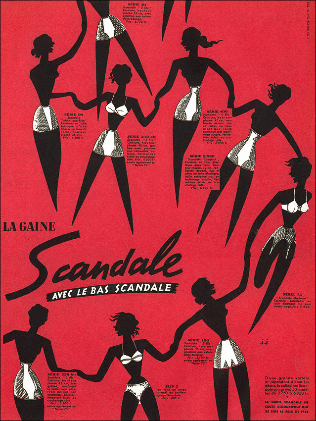 Advert Scandale 1953