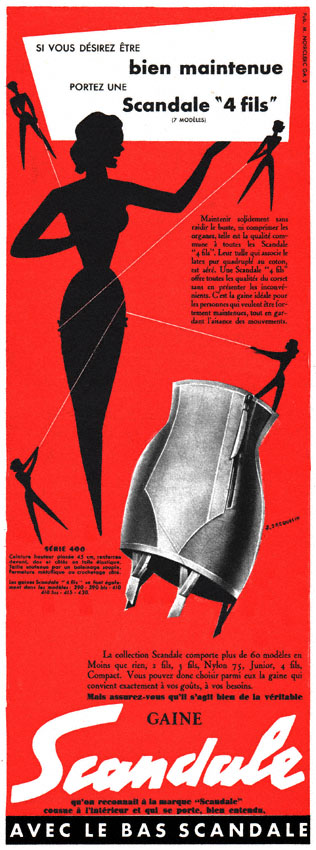 Advert Scandale 1953