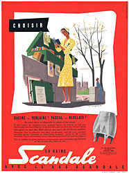 Advert Scandale 1954