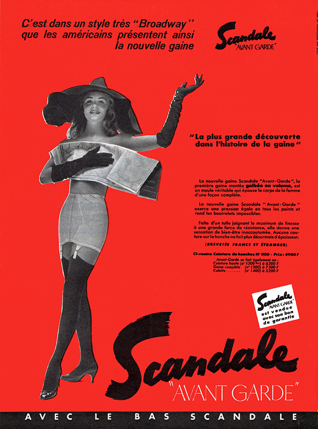 Advert Scandale 1955