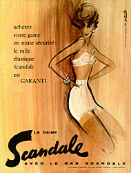 Advert Scandale 1957