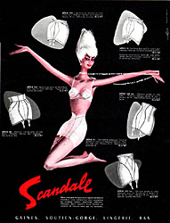 Advert Scandale 1960