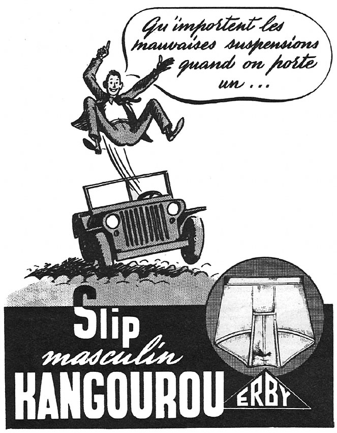 Advert Kangourou 1953