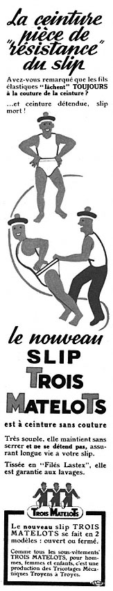 Advert Trois matelots 1952