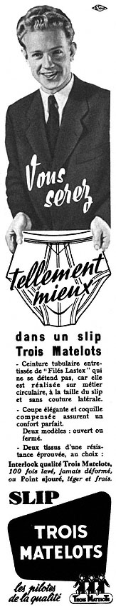 Advert Trois matelots 1953