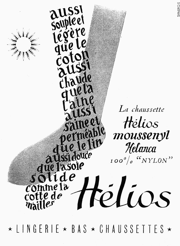 Advert Helios 1954