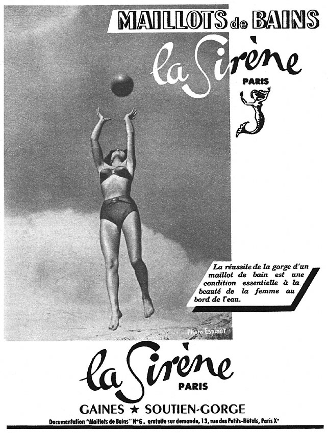 Advert La Sirne 1951