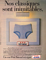 Advert Petit bateau 1982