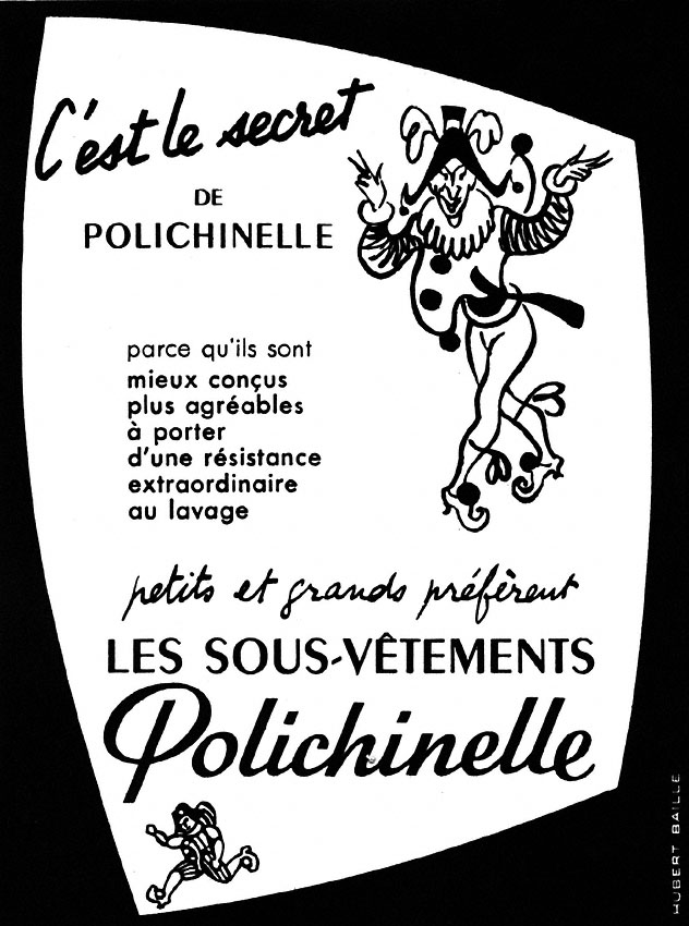 Advert Polichinelle 1955