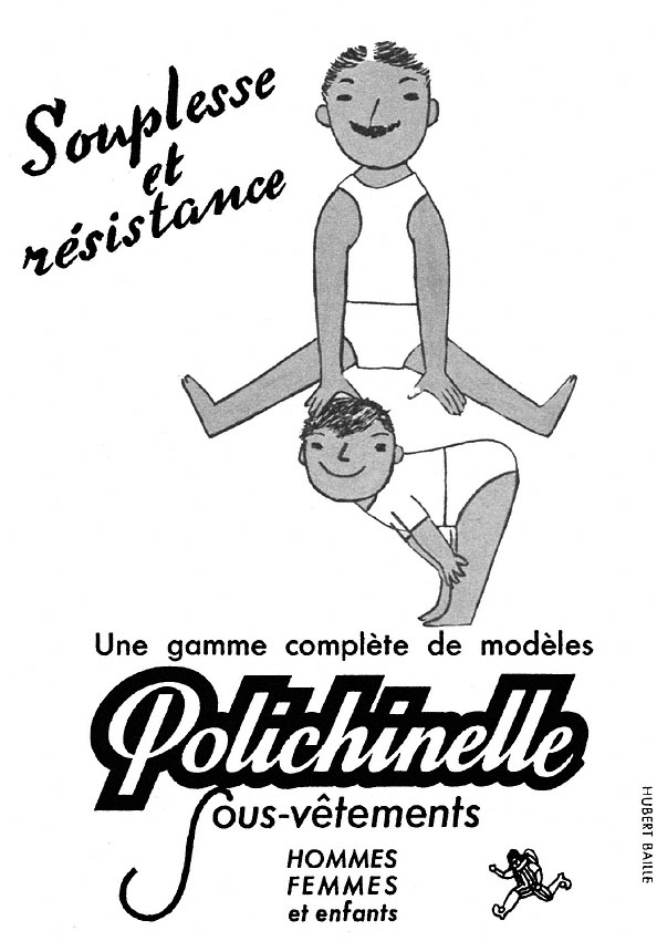 Advert Polichinelle 1956