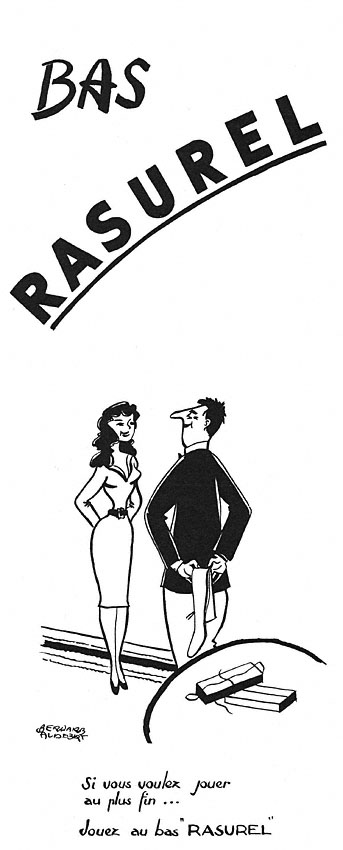 Advert Rasurel 1952