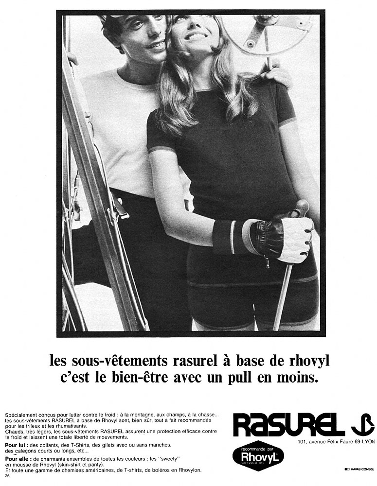 Advert Rasurel 1967
