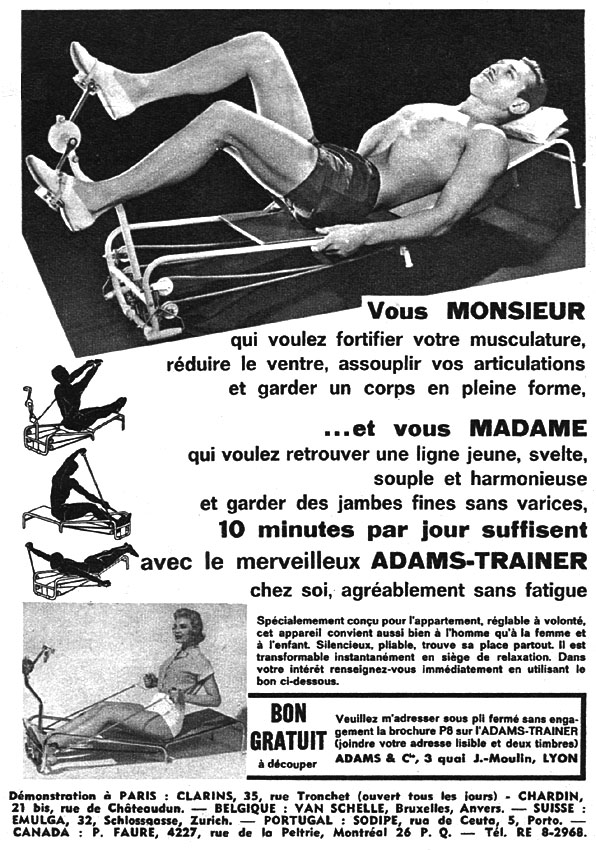 Advert Adams Trainer 1961