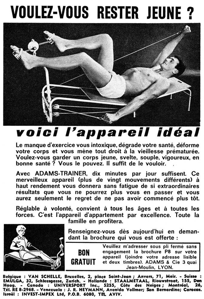 Advert Adams Trainer 1963