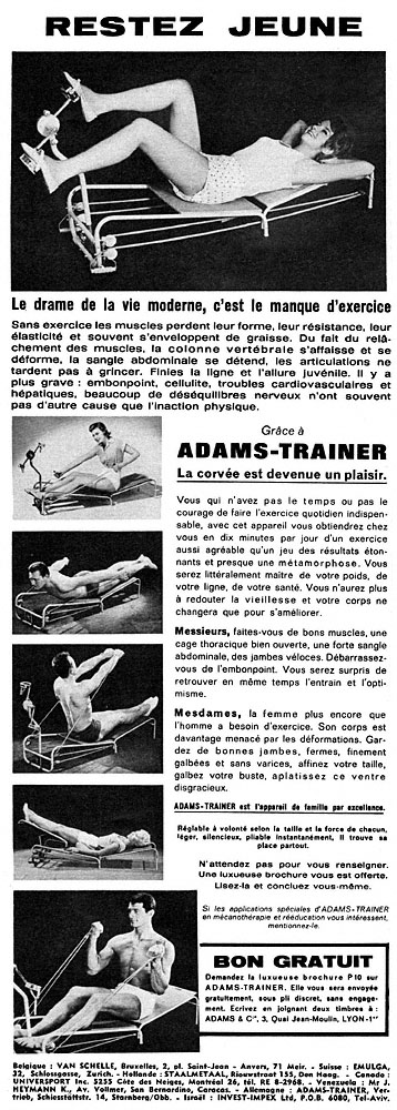 Advert Adams Trainer 1963