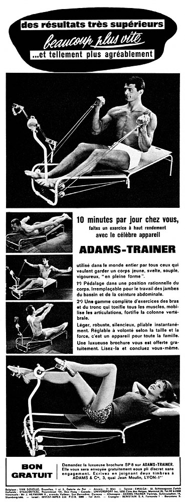 Advert Adams Trainer 1965