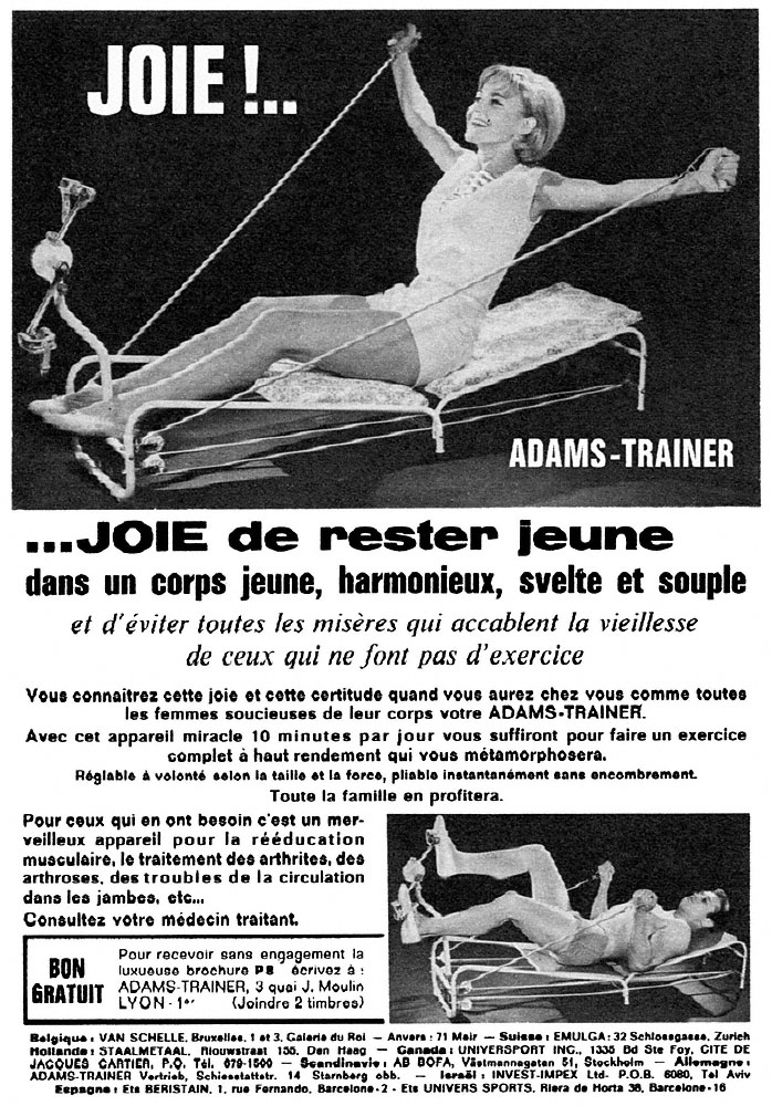 Advert Adams Trainer 1967