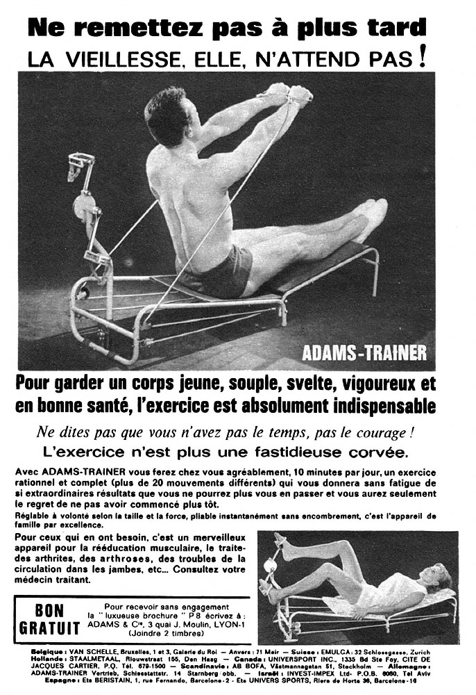 Advert Adams Trainer 1967