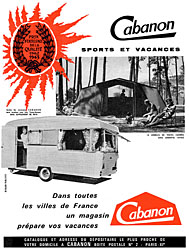 Advert Cabanon 1963
