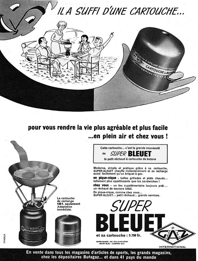Advert Camping Gaz 1959