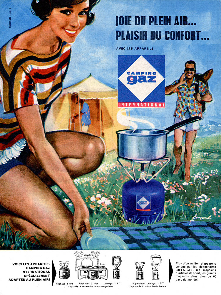 Advert Camping Gaz 1960