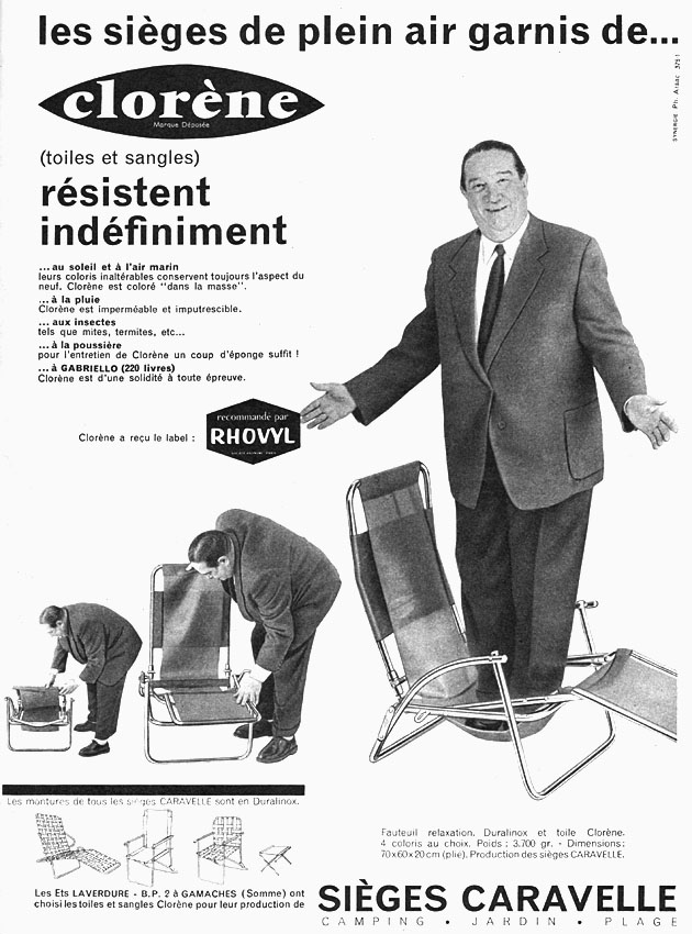 Advert Caravelle 1960