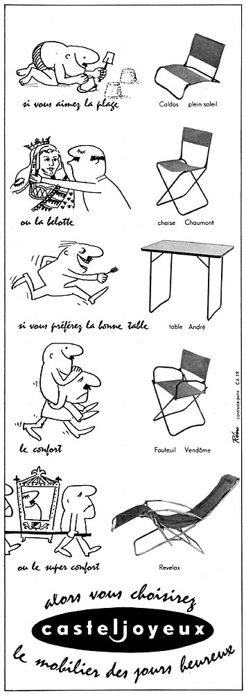 Advert CastelJoyeux 1964