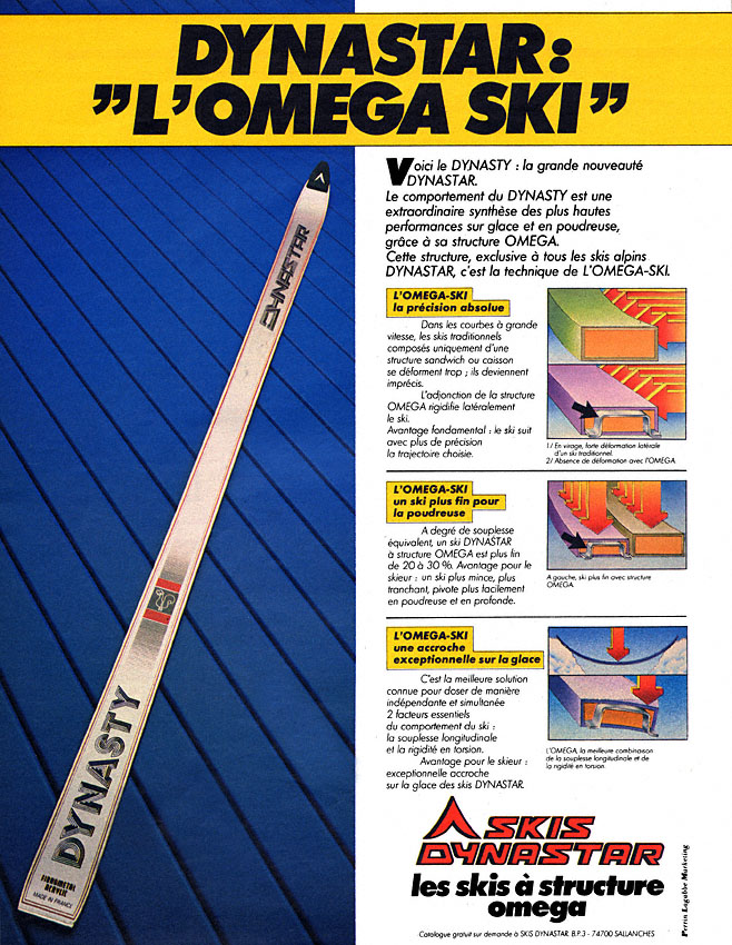 Advert Dynastar 1981