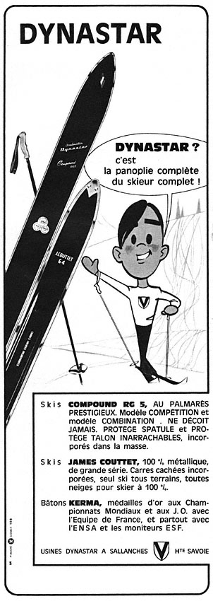 Advert Dynastar 1964