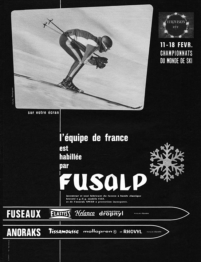 Advert Fusalp 1962