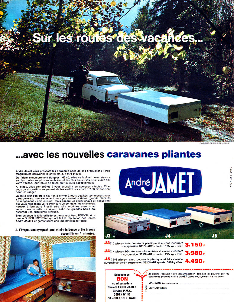 Advert Jamet 1969