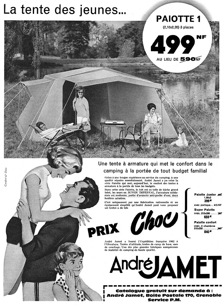 Advert Jamet 1962