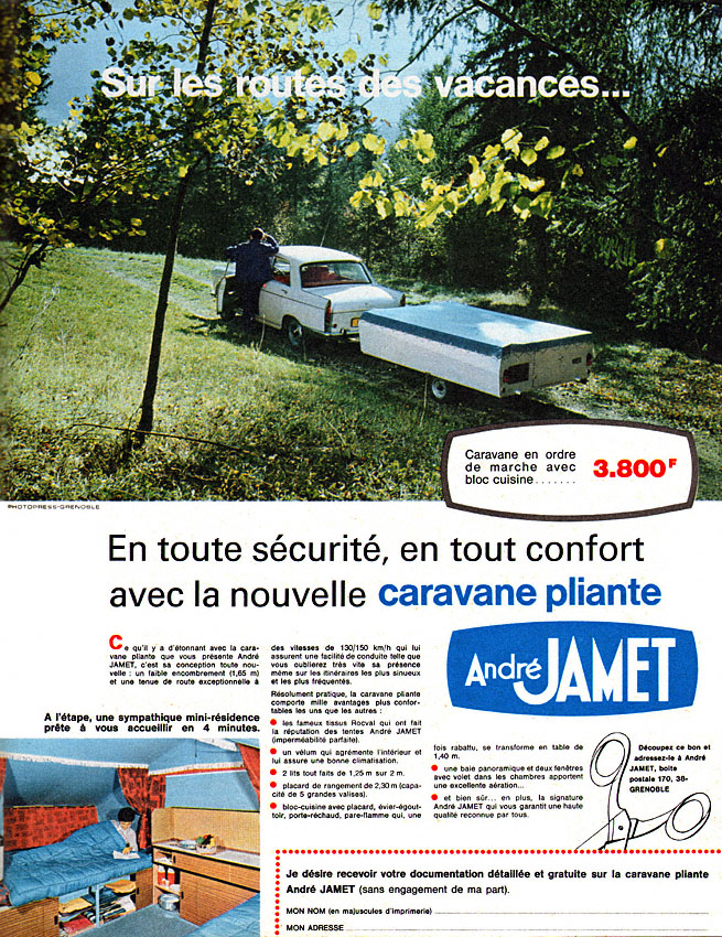 Advert Jamet 1968