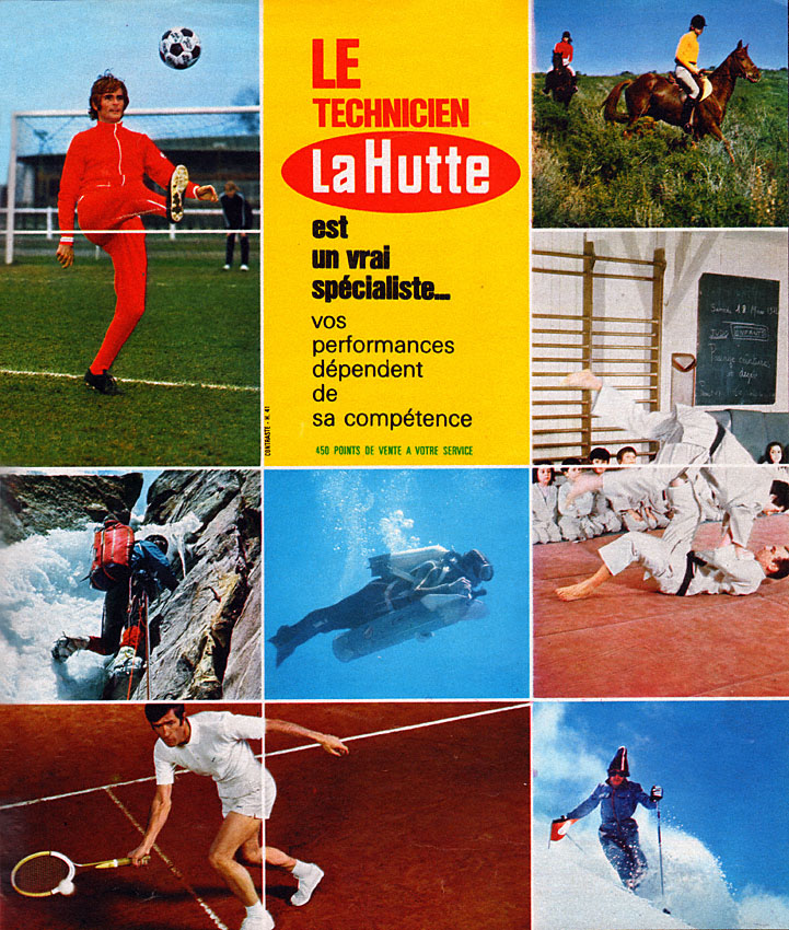 Advert La Hutte 1973