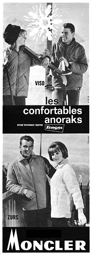 Advert Moncler 1964
