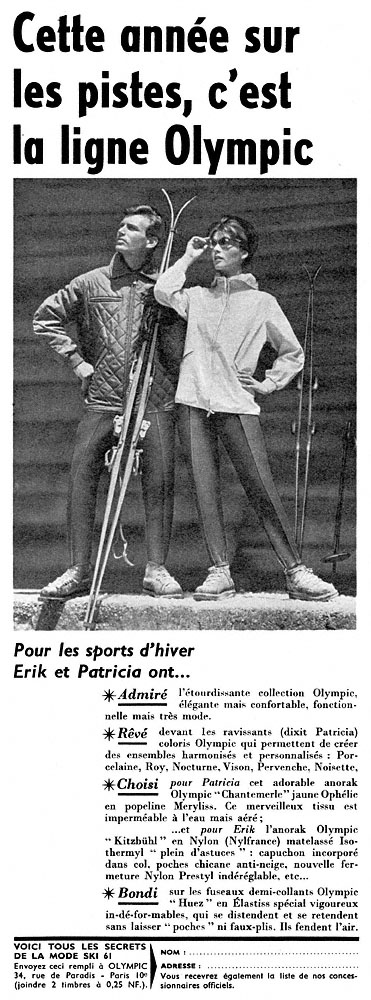 Advert Olympic 1960