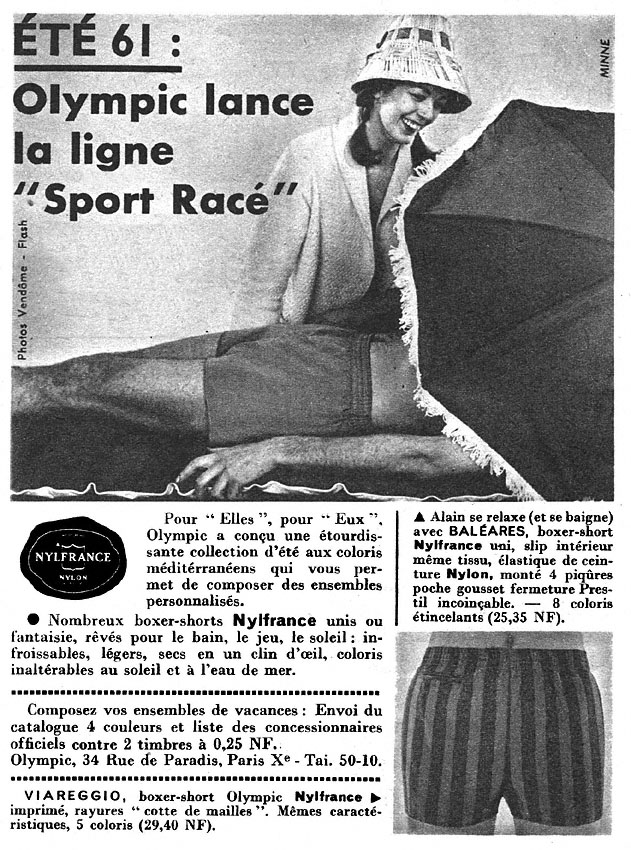Advert Olympic 1961