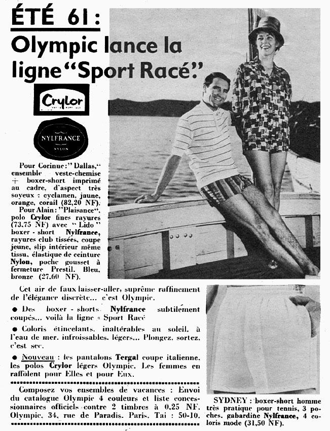 Advert Olympic 1961