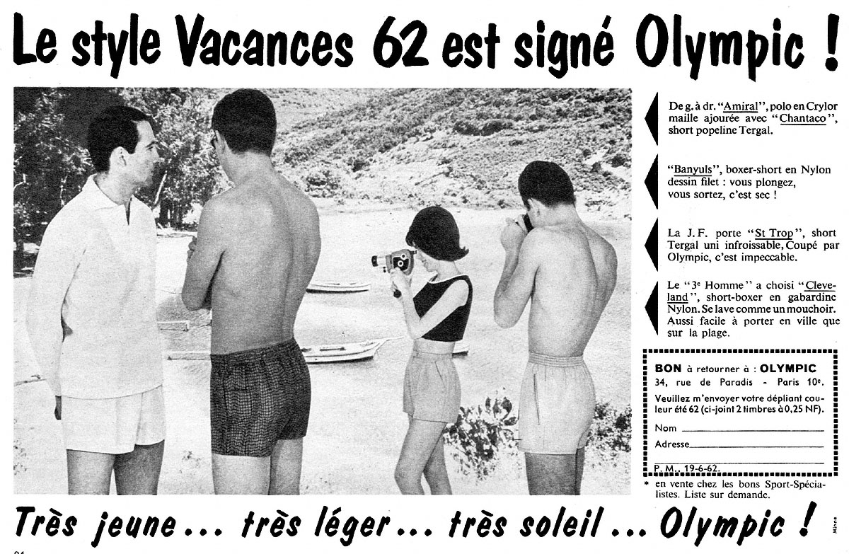 Advert Olympic 1962
