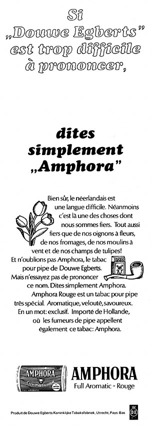 Advert Amphora 1966