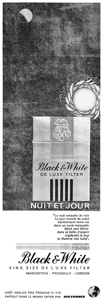 Advert Black&White 1965