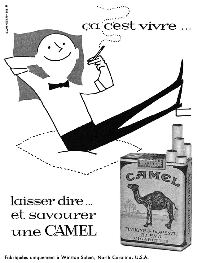 Advert Camel 1957