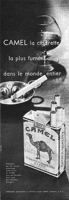 Advert Camel 1959